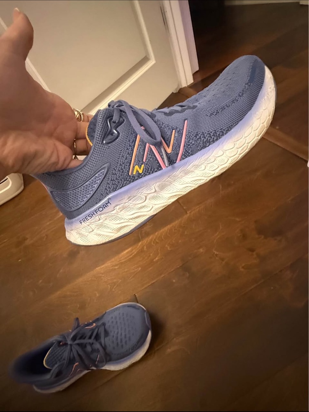 New Balance Fresh Foam 1080 Women’s Running Shoe - Lavender with Pink Accents